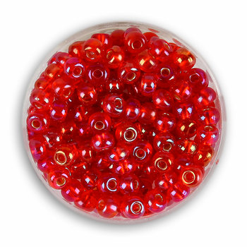 Euroclass, koraliki ozdobne, rokoko, czerwony, 4,5 mm, 16 g