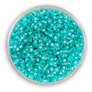 Euroclass, koraliki ozdobne, rokoko, turkusowe, 2,6 mm, 16 g
