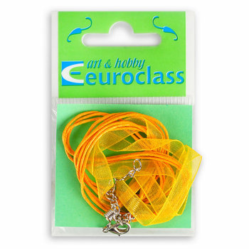 Euroclass, organza z zapięciem, żółta, 1 sztuka
