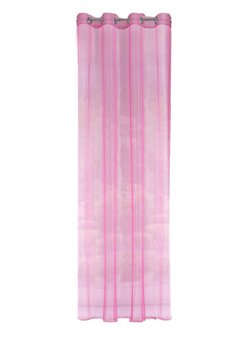 EUROFIRANY Firana dekoracyjna LUIZA, różowa, 140x250 cm - Eurofirany