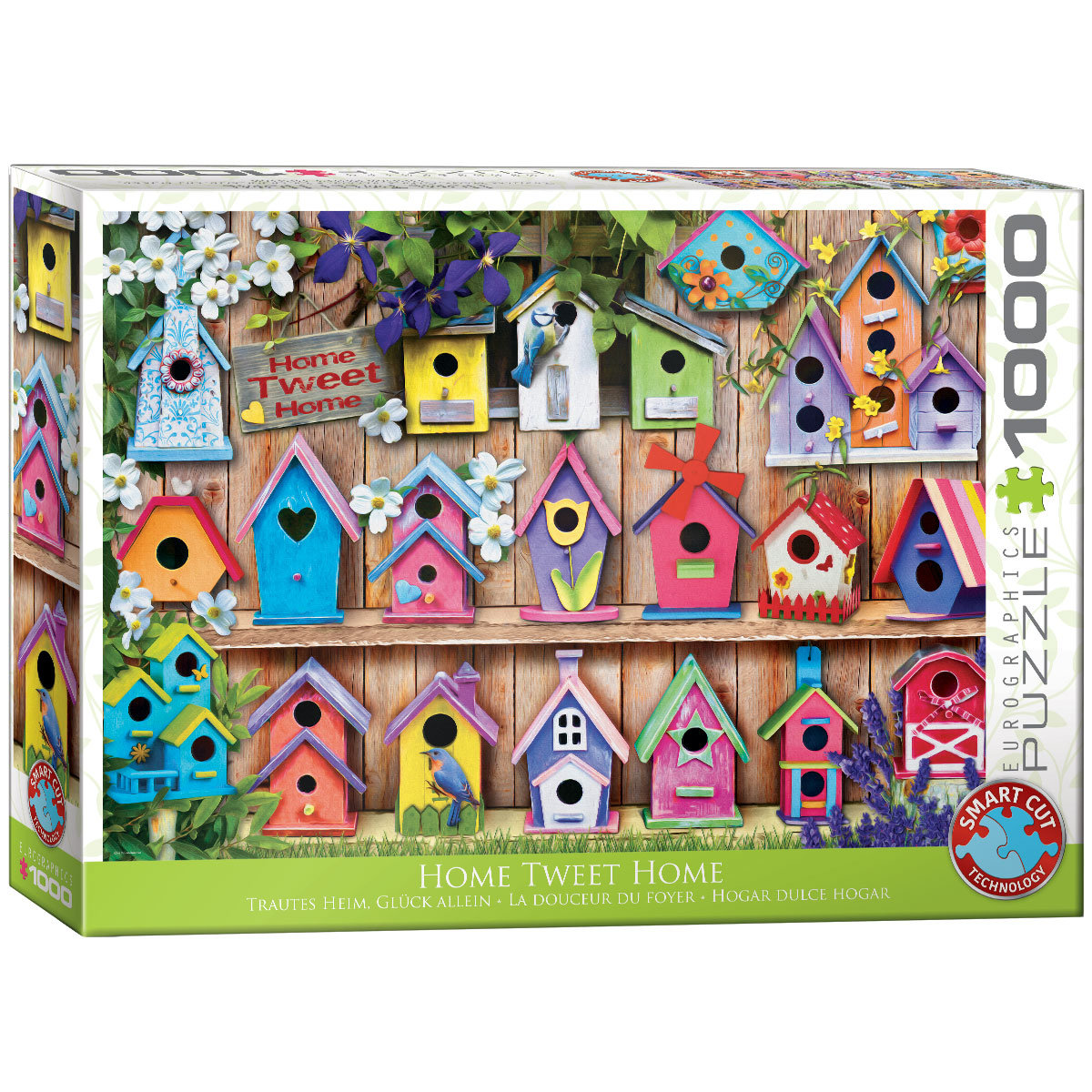 EuroGraphics, puzzle, Budki dla ptaków, 1000 el.