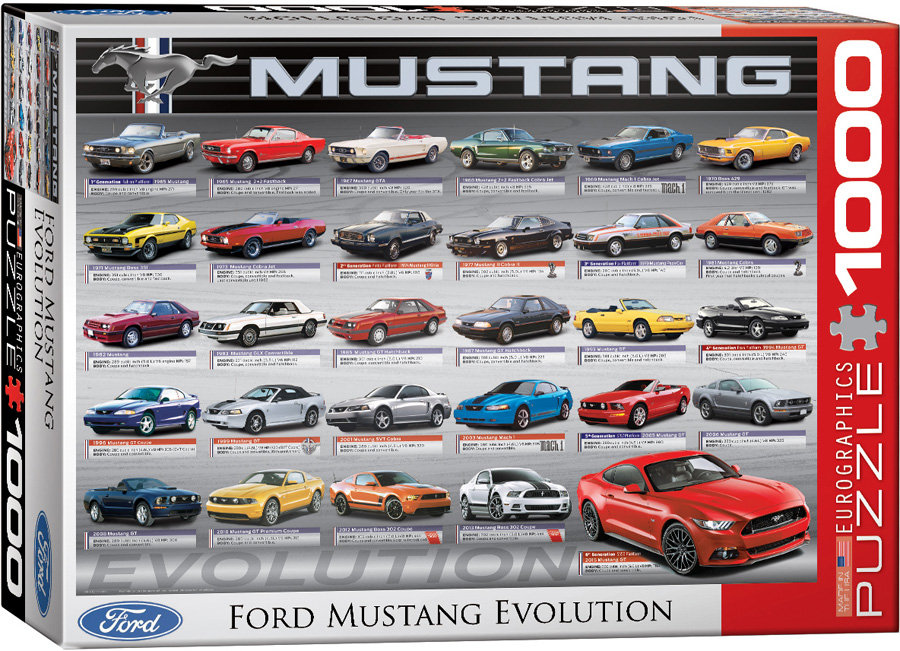 Фото - Пазли й мозаїки Eurographics , puzzle, Ford Mustang Evolution, 1000 el. 