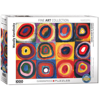 Eurographics, puzzle, Kandinsky Study Squares, 1000 el. - EuroGraphics