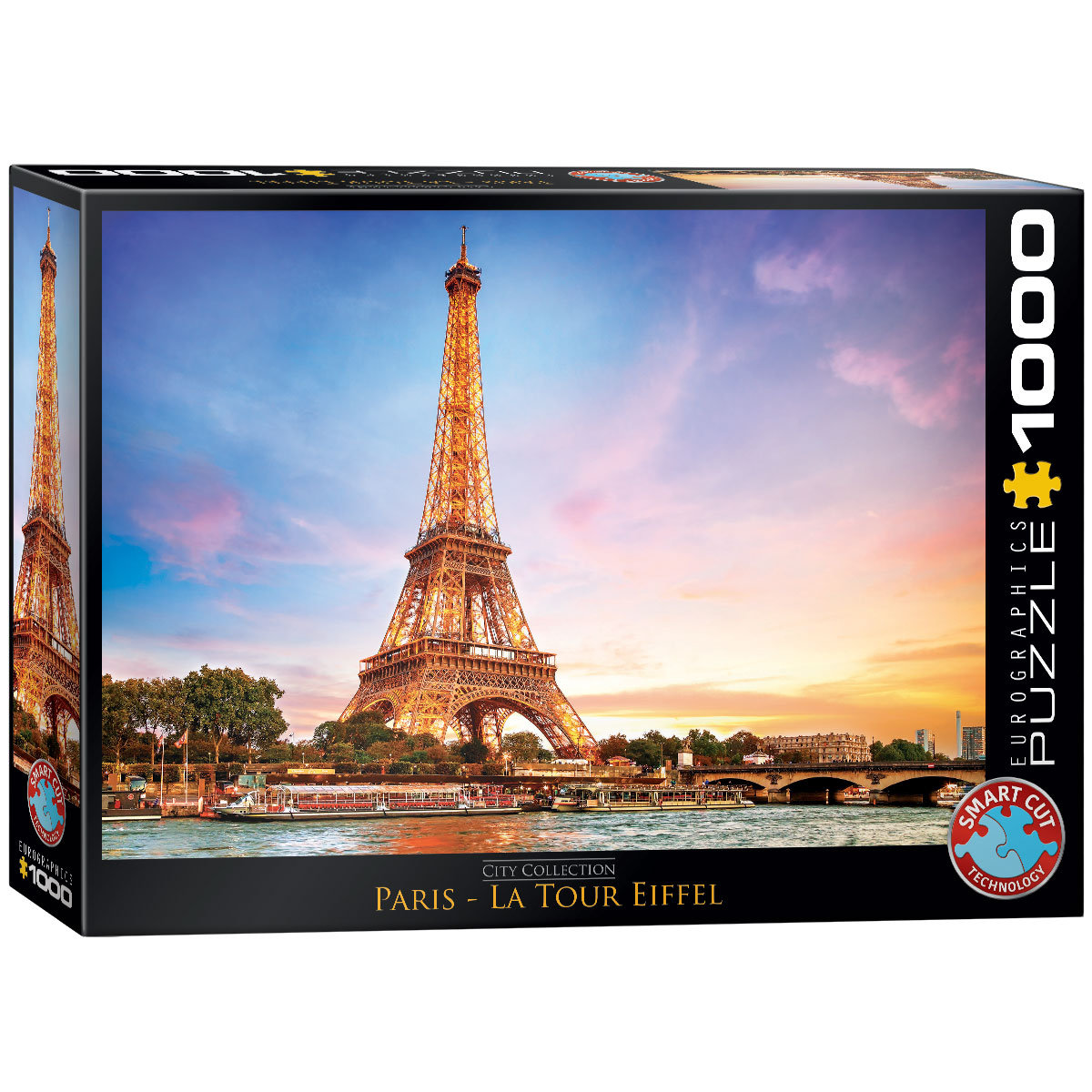 EuroGraphics, puzzle, Wieża Eiffla w Paryżu, 1000 el.