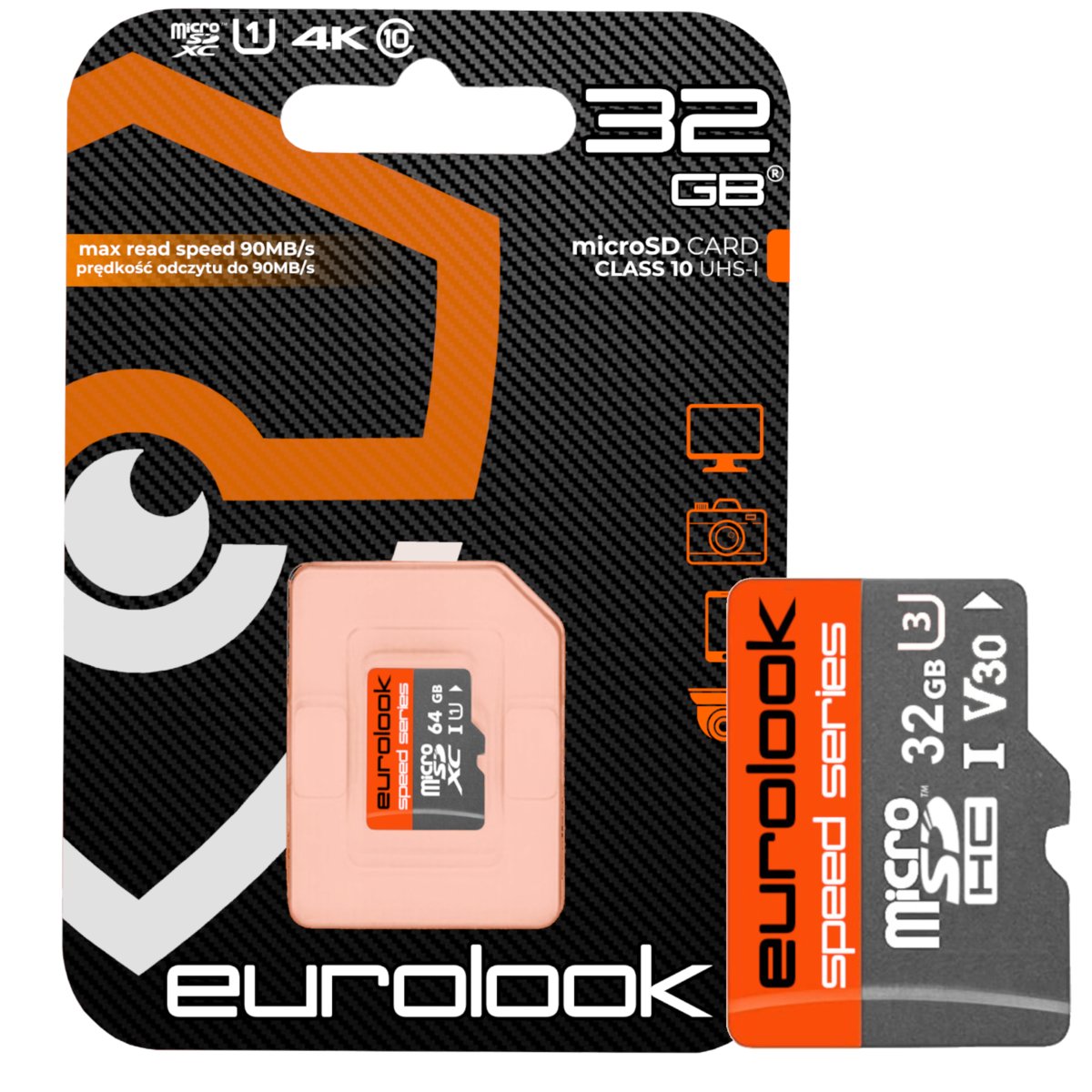 [EUROLOOK ESD-32] Karta Pamięci MicroSD 32GB Class 10 Dedykowana Do ...