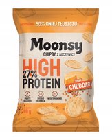 Eurowafle Moonsy Chipsy z soczewicy sera cheddar 60 g Eurowafel Sp. z.o.o