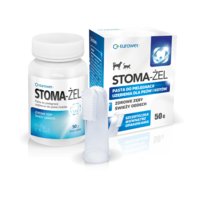 Eurowet Stoma Żel Pasta 50g + szczoteczka do czyszczenia zębów dla psów i kotów EUROWET