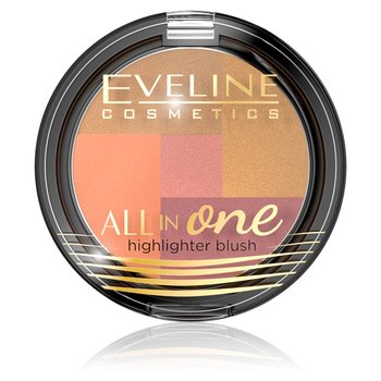 Eveline Cosmetics, All In One, Róż mozaika, nr 03 - Eveline Cosmetics