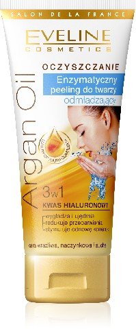 Eveline Cosmetics, Argan Oil, peeling enzymatyczny 3w1 odmładzający, 60 ...