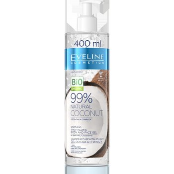 Eveline Cosmetics Bio Organic 99% Natural Coconut Żel do ciała i twarzy łagodząco-rewitalizujący 400ml - Eveline Cosmetics