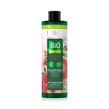 Eveline Cosmetics, Bio Organic bioodżywka chroniąca kolor do włosów farbowanych i z pasemkami Granat & Acai 400ml - Eveline Cosmetics