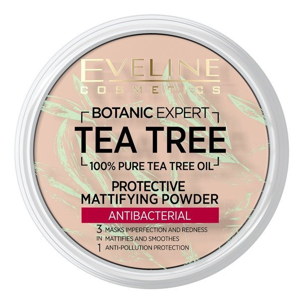 Eveline Cosmetics Botanic Expert Tea Tree Antybakteryjny puder matujący ...