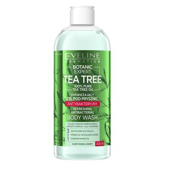 Eveline Cosmetics, Botanic Expert Tea Tree, odświeżający żel pod prysznic, 400 ml - Eveline Cosmetics