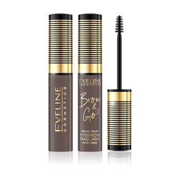 Eveline Cosmetics, Brow & Go, tusz do stylizacji brwi 01 Light, 6 ml - Eveline Cosmetics
