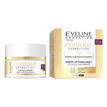 Eveline Cosmetics, Contour Correction głęboko odżywiający krem liftingujący 70+ 50ml - Eveline Cosmetics
