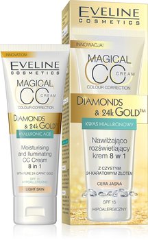 Eveline Cosmetics Diamonds&Gold krem CC cera jasna - Eveline Cosmetics