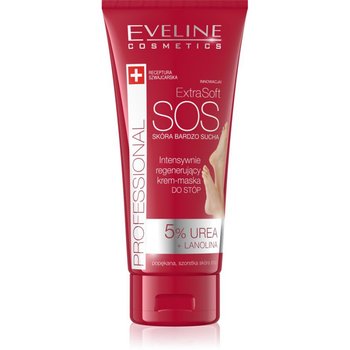 Eveline Cosmetics, Extra Soft, SOS intensywnie regenerujący krem-maska do stóp, 100 ml - Eveline Cosmetics