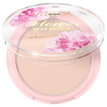 Eveline Cosmetics, Flower Garden, Prasowany Puder Rozświetlający, 8g - Eveline Cosmetics