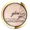 Eveline Cosmetics, Glow and Go, rozświetlacz wypiekany 01 Champagne, 8,5 g - Eveline Cosmetics