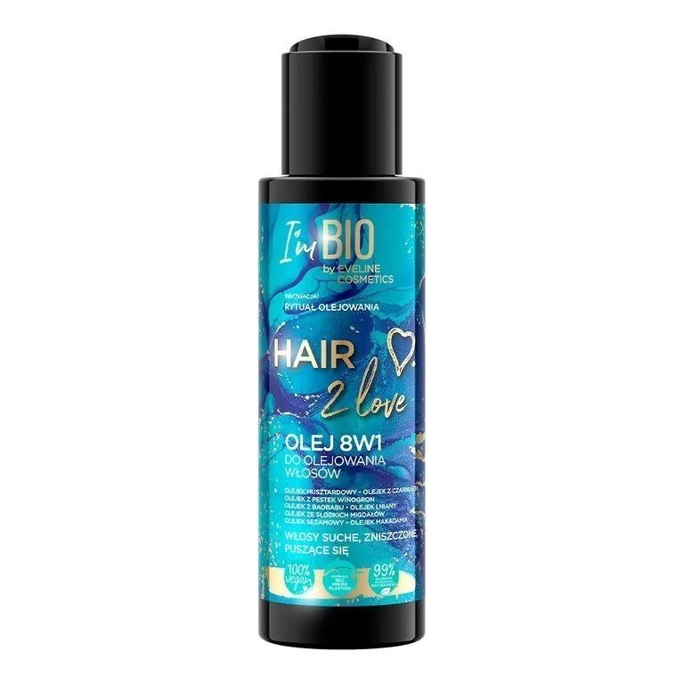 Фото - Шампунь Eveline Cosmetics Hair 2 Love Olej 8w1 do olejowania włosów suchych, znisz 