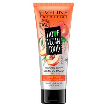 Eveline Cosmetics, I Love Vegan Food, peeling do twarzy gruboziarnisty oczyszczający, 75 ml - Eveline Cosmetics
