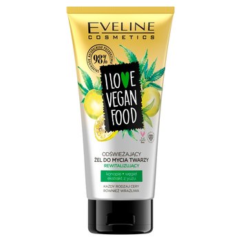 Eveline Cosmetics, I Love Vegan Food, żel do mycia twarzy odświeżający i rewitalizujący, 150 ml - Eveline Cosmetics