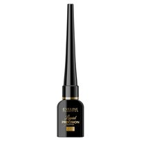 Eveline Cosmetics, Liquid Precision, eyeliner w płynie Matt Black, 4 ml Eveline Cosmetics
