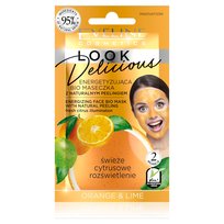 Eveline Cosmetics Look Delicious ENERGETYZUJĄCA MASECZKA DO TWARZY świeże cytrusowe rozświetlenie