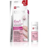 Eveline Cosmetics, Nail Therapy Professional Odżywka do paznokci Care&Colour 6w1 Crystal Rose, 5ml Eveline Cosmetics