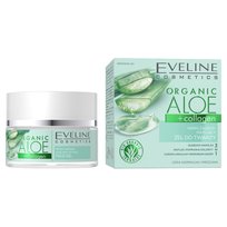 Eveline Cosmetics Organic Aloe + Collagen nawilżająco-matujący Żel do twarzy 5050ml