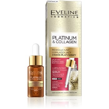 Eveline Cosmetics, Platinum & Collagen, serum do twarzy na dzień i noc, 18 ml - Eveline Cosmetics