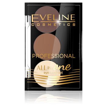 Eveline Cosmetics, Professional All in One, Profesjonalny zestaw do makijażu i stylizacji brwi, nr 02 - Eveline Cosmetics