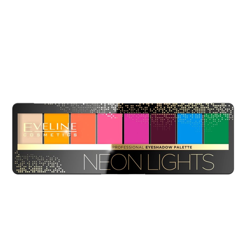 Eveline Cosmetics Professional Eyeshadow Palette Paleta Cieni Do Powiek 06 Neon Lights 8g-Zdjęcie-0