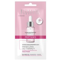 Eveline Cosmetics, Skoncentrowana formuła intensywnie regenerująca maseczka do twarzy Peptides, 8ml