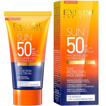 Eveline Cosmetics, Sun Protection przeciwsłoneczny krem do twarzy SPF50, 50ml - Eveline Cosmetics