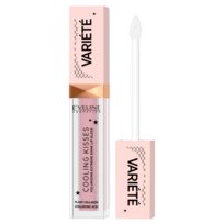 Eveline Cosmetics Variete, Cooling Kisses, Błyszczyk powiększający usta, 02 Sugar Nude 6,8ml Eveline Cosmetics