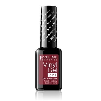 Eveline Cosmetics, Vinyl Gel, lakier do paznokci i top coat 2w1 208, 12 ml   - Eveline Cosmetics