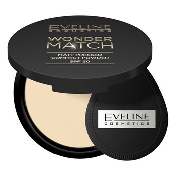Eveline Cosmetics, Wonder Match, Matowy Puder Prasowany Z Filtrem Ochronnym Spf30, 01 Light Beige, 8g - Bioesthe - Eveline Cosmetics