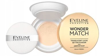 Eveline Cosmetics, Wonder Match, Puder utrwalający z ametystem - Eveline Cosmetics