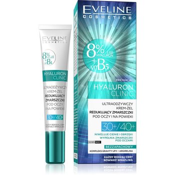 Eveline, Hyaluron Clinic 30+/40+, ultraodżywczy krem-żel pod oczy redukujący zmarszczki, 20 ml - Eveline