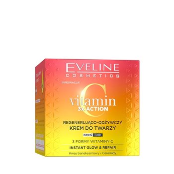 Eveline, Vitamin C 3x Action, Krem Regenerująco-odżywczy, 50ml - Eveline Cosmetics