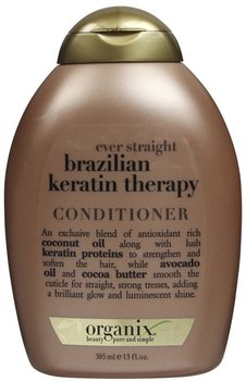 Ever Straightening + Brazilian Keratin Smooth Conditioner odżywka wygładzająca z brazylijską keratyną 385ml - Organix