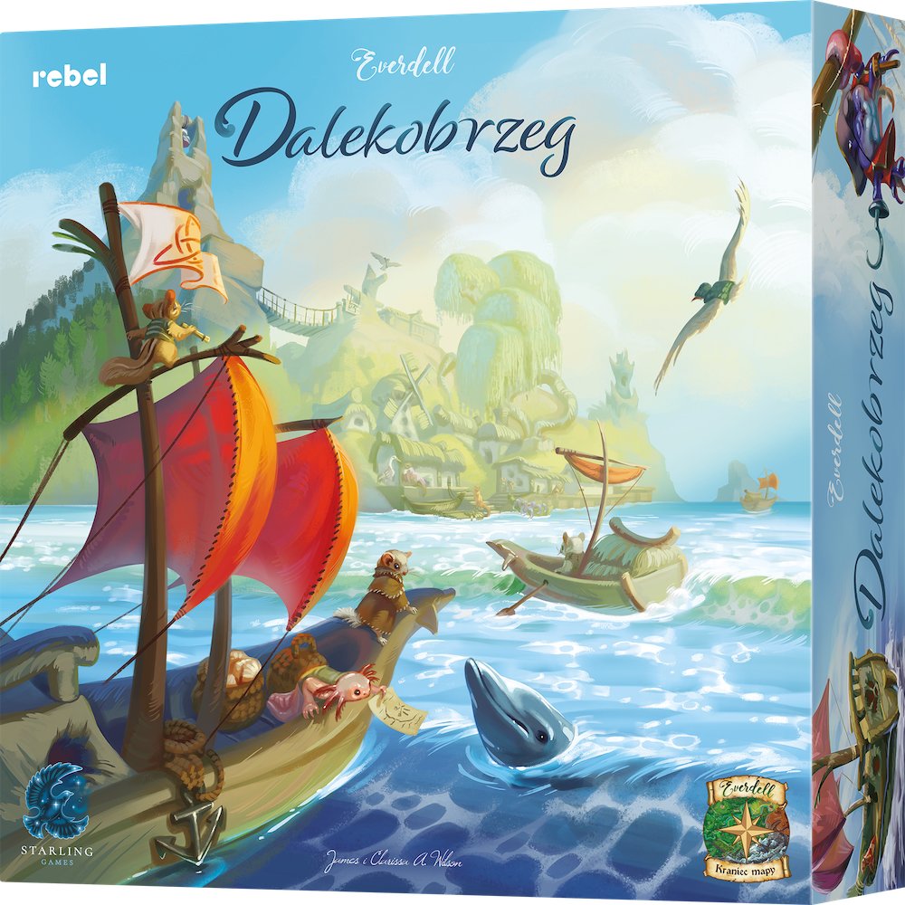 Everdell, Dalekobrzeg, gra planszowa, Rebel