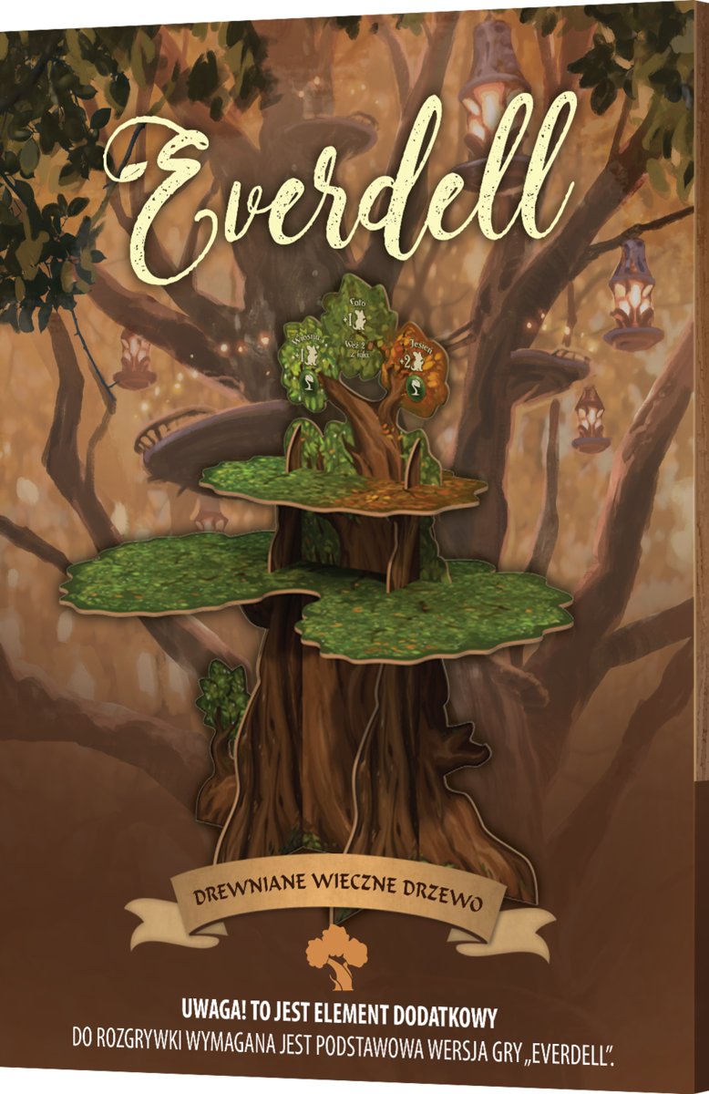 Everdell: Drewniane Wieczne Drzewo, gra planszowa, strategiczna, Rebel