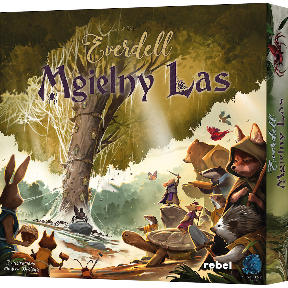 Everdell: Mgielny las, gra karciana, Rebel
