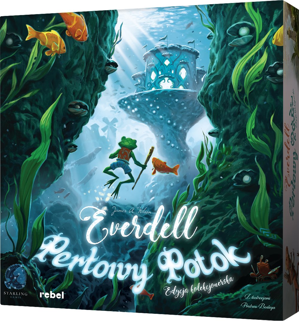 Everdell: Perłowy potok (edycja kolekcjonerska), gra strategraiczna, Rebel, gra planszowa
