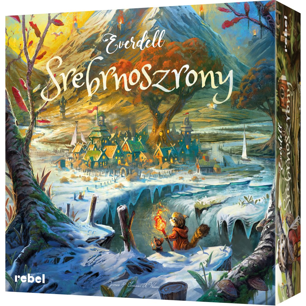 Everdell: Srebrnoszrony, gra planszowa, Rebel