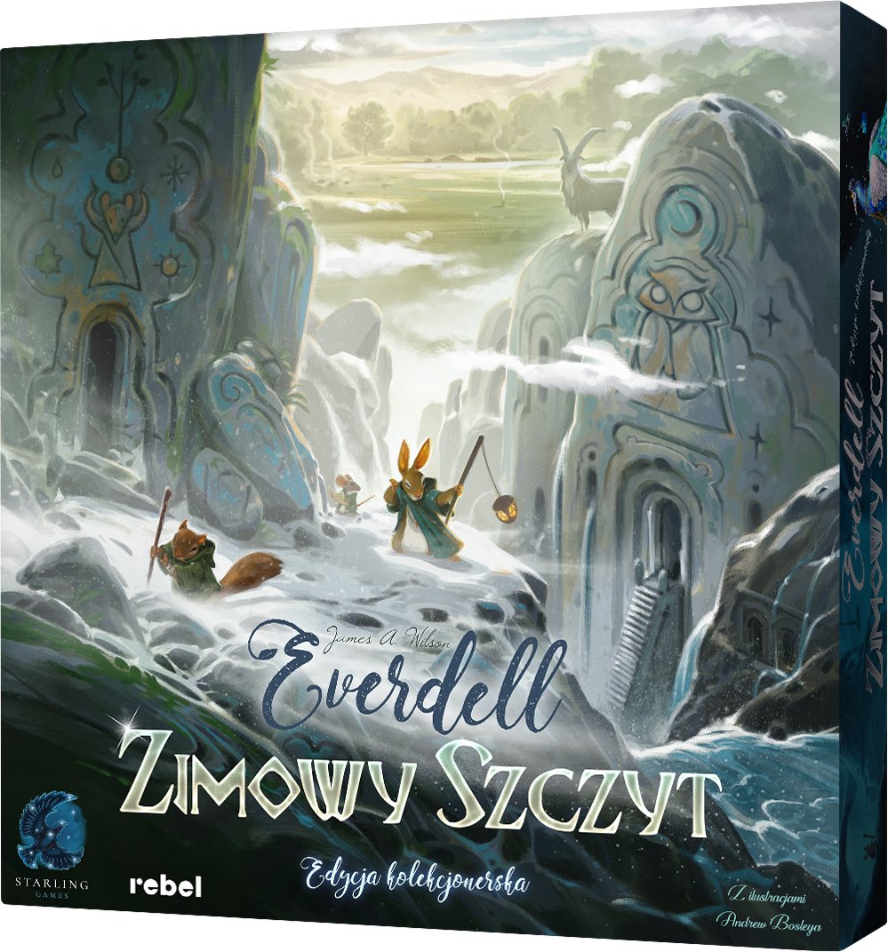 Everdell : Zimowy Szczyt (dodatek), gra planszowa, Rebel