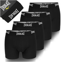 Everlast Bokserki Męskie Bawełniane Czarne 4 sztuki Rozmiar XL Everlast