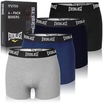 Everlast Bokserki Męskie EV004 Mix Kolor Bawełna 4 sztuki Rozmiar XL Everlast